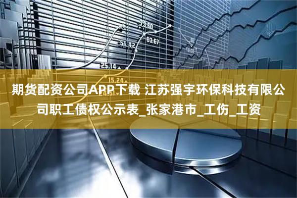 期货配资公司APP下载 江苏强宇环保科技有限公司职工债权公示表_张家港市_工伤_工资